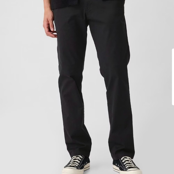 GAP Black flat front men’s dress pants waist 36 length 30 - Picture 3 of 8